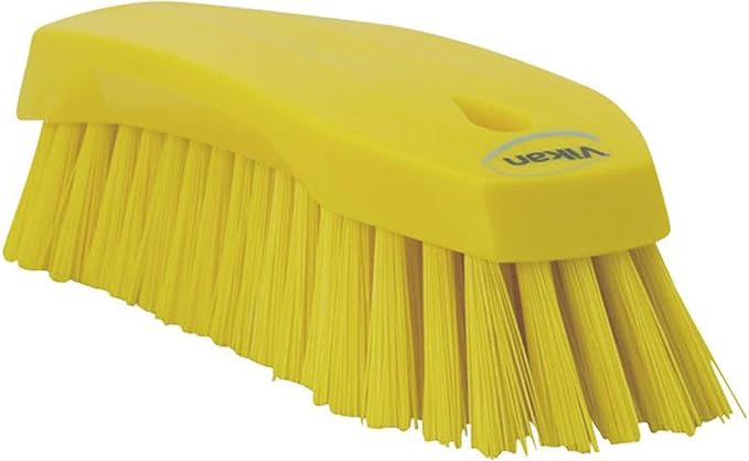 Vikan 38906 BrushScrubStiff8PP/PBTYellow