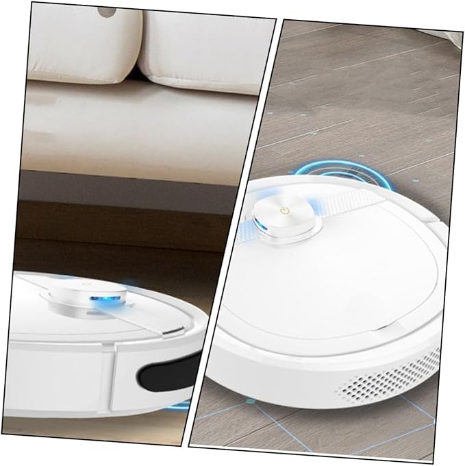 Zerodeko Intelligent Dust Cleaner 3-in-1 Floor Sweeping and Mopping Machine Rechargeable White Mop for Household Use Smart Sweeping Device Easy Cleaning Features