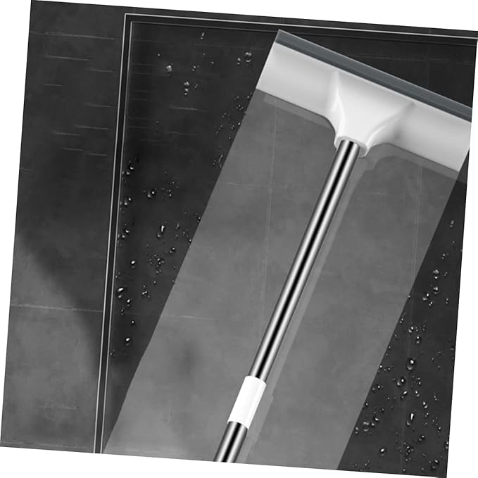 KICHOUSE Long Handle Floor Brush for Bathroom Floor Scrubbing Grout for Tile Brush Space-Saving Design