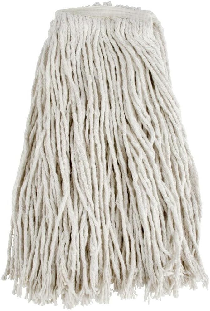 For MarketPro 32 Ounce Narrowband Cut End Wet Mop White Cotton | 12/Case