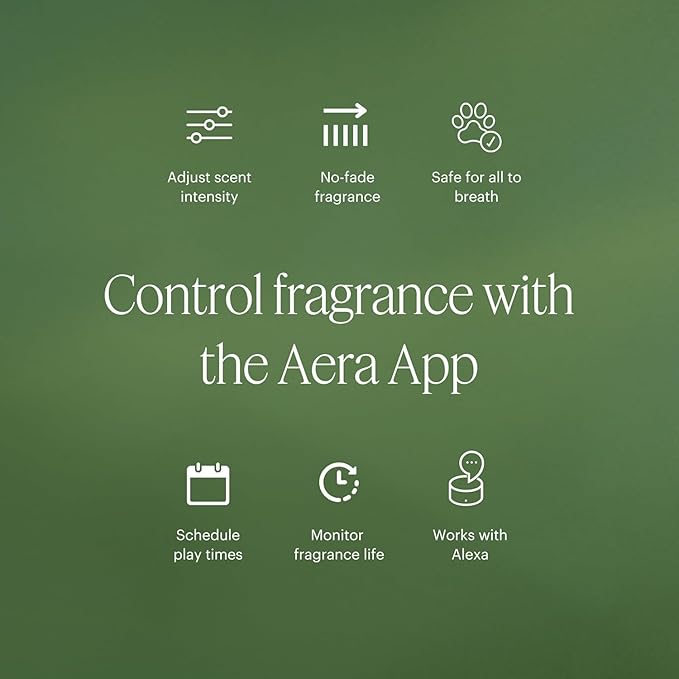 Aera Mini Home Hygiene Mint and Eucalyptus - Essential Oil for Home - Relaxing Fragrance - Notes of Orange Peel Spearmint and Eucalyptus - Scent Refill - Capsule Size Works with Mini Diffuser