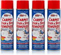 Carpet Spot Remover Stain and Red Wine Remover and Spot Treatment for Oil Grease Urine Cleaning Performance for Rugs Upholstery Fabrics. 18 Fl oz Pack of 1 (72 Fl Oz (Pack of 4))