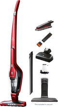 Electrolux Ergorapido Pet Cordless 2-in-1 Vacuum Cleaner with Motorized Pet Nozzle for Easy Pet Hair Removal 48-Minute Run Time 2 Power Modes Chili Red