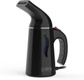 Pure Enrichment PureSteam Portable Fabric Steamer - Handheld Travel Garment Steamer Removes Wrinkles &amp is Safe on All Fabrics - Fast-Heating Lightweight Auto Safety Shut-Off &amp Long Cord (Bl