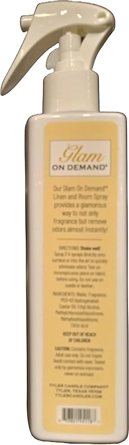 Tyler Candle Company - Spray On Demand - Kathina fragrance - 227g / 8oz (Pack of 4) Clear