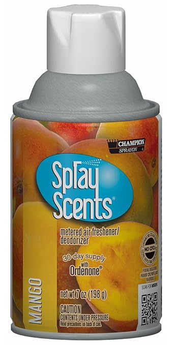 Champion 5192 Sprayon SprayScents Mango 7 oz Aerosol (Pack of 12)