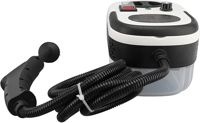 Handheld Steam Cleaner High Pressure 2500W Portable High Temperature Steam Machine 1.2L Water Tank Home Car Kitchen (US Plug 110V)