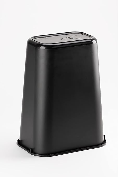 Carlisle FoodService Products 34294103 Plastic Deskside Wastebasket 41 Quart Black