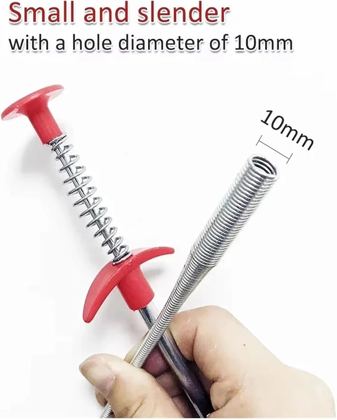 200cm Bendable Drain Clog Dredge Tools Water Sink Cleaning Hook Sewer Dredging Spring Pipe Hair Remover
