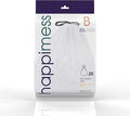 Eyely MPH3000B-WHITE Phoenix 5.3-Gallon Drawstring Unscented Trash Can Liner White (60-Count 3-Packs of 20 Liners)