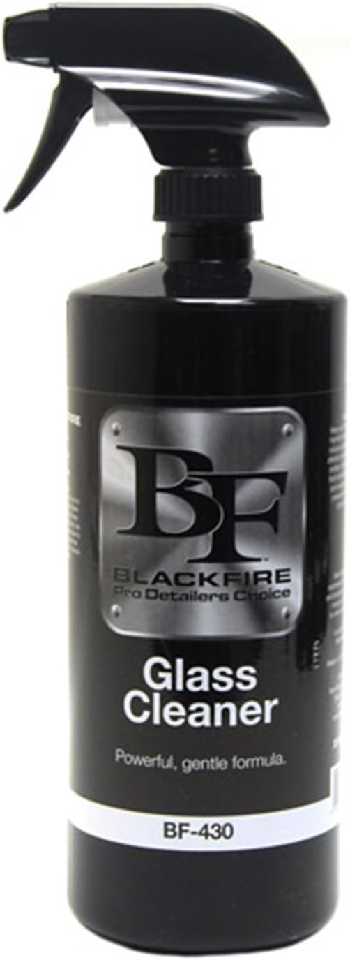 Blackfire Pro Detailers Choice Glass Cleaner | Streak-Free &amp Ammonia-Free Formula | Safe for Tinted Windows &amp Automotive Glass | BF-430 | 32 oz Spray Bottle