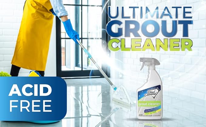 Ultimate Grout Cleaner: Acid-Free Safe Deep Cleaner &amp Stain Remover for Even The Dirtiest Grout. (1-Quart) AND Stone &amp Tile Intensive Cleaner: Concentrated Deep Cleaner. 1-Quart