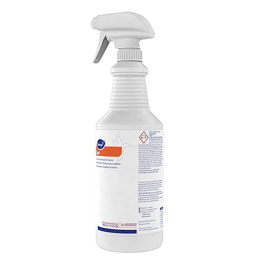 Diversey Crew 95325322 Foaming Acid Restroom Cleaner 12 x 32 oz./946 mL Spray Bottles (Pack of 12)