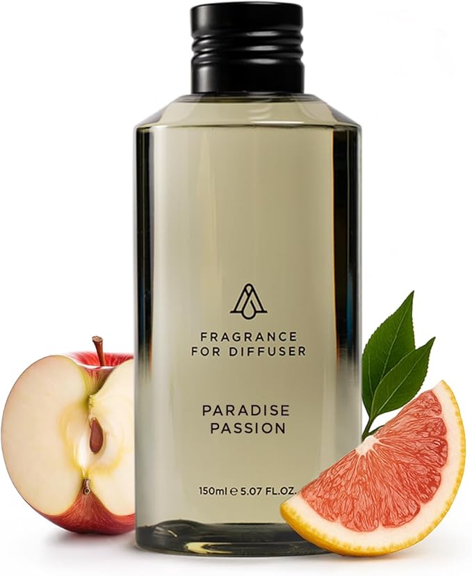 AromaPlan Hotel Scents Paradise Passion 5 Fl Oz (148ml)- Home Luxury Aroma &amp Hotel Diffuser Oil-Hotel Diffuser Oil for Aromatherapy- USA Made Bigger Bottle Bolder Aroma &amp Longer Lasting