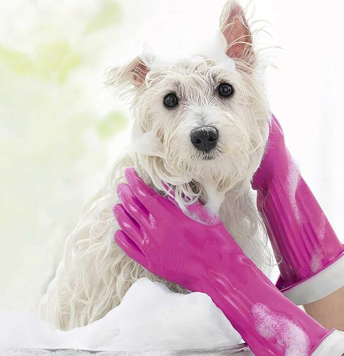 Playtex Living Reuseable Rubber Cleaning Gloves (Small 5 Pairs) Premium Protection Reusable Household Gloves