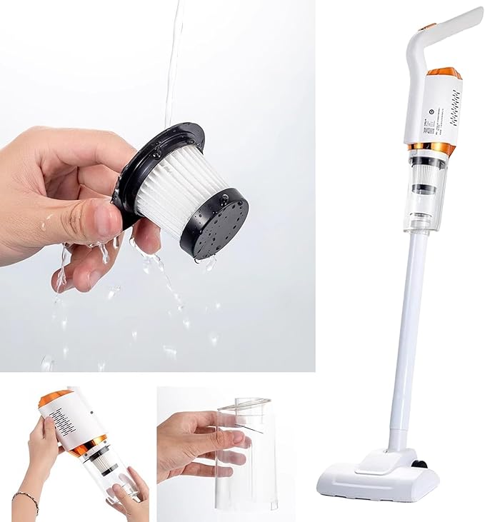 Lightweight Cordless Vacuum with 8500Pa Suction for Pet Hair Carpet and Floor Handheld Mopping Machine Floor and Carpet Vacuum