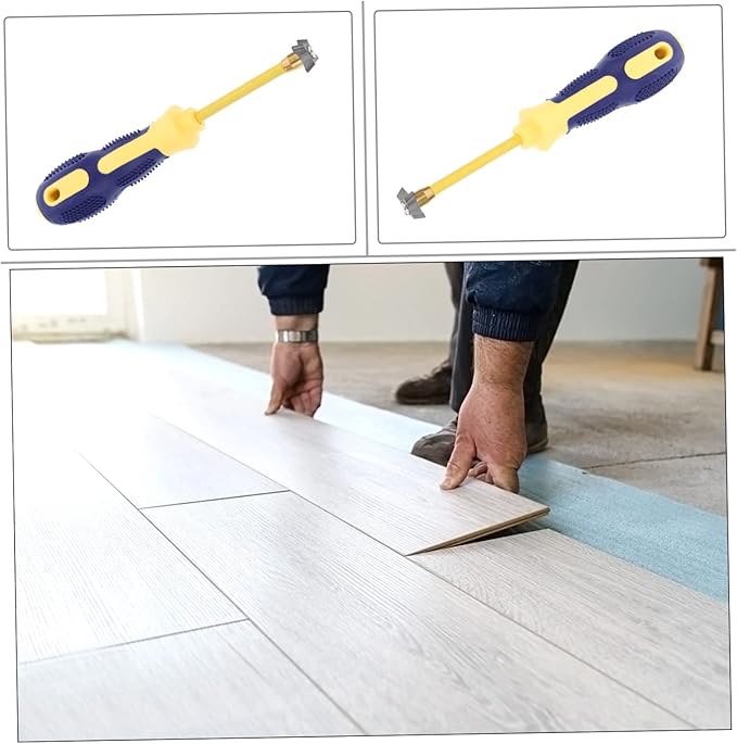 jojofuny 2pcs Professional Grout Removal Tool Caulking Remover Grout Cleaner Scraper Tile Joint Cleaner
