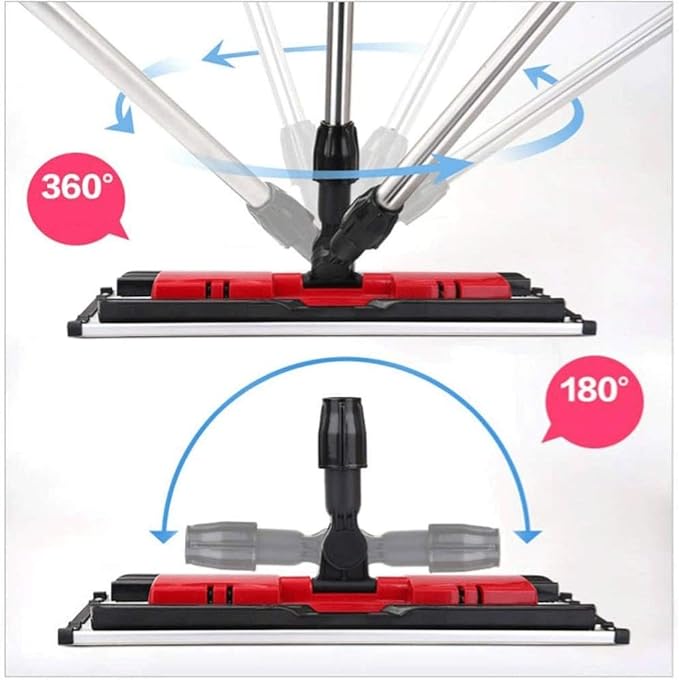Professional Microfiber Mop for Hardwood Laminate Tile Floor Cleaning Stainless Steel Telescopic Handle
