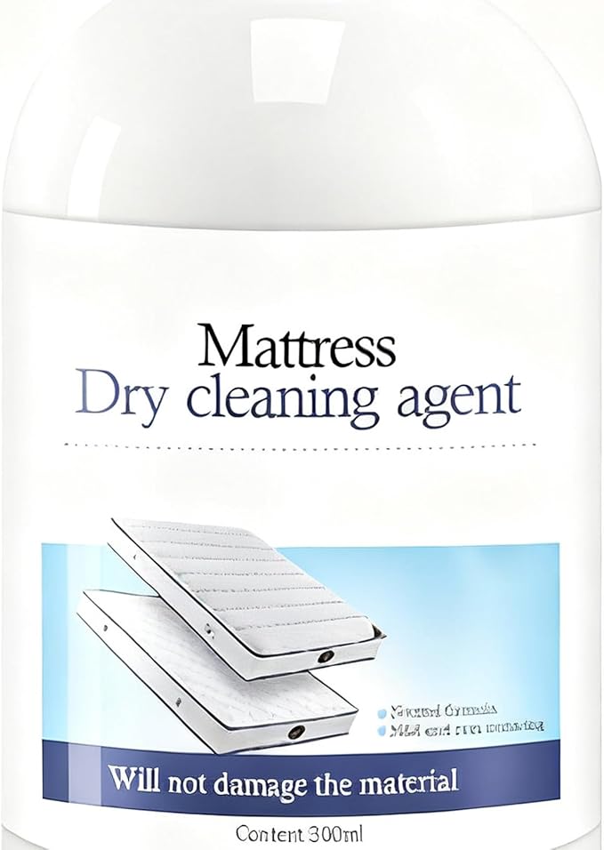 Mattress Stain Remover Spray Quick Drying Sweat Eliminator Liquid 300ml Mattress Couch Cleaner for Urine Blood Wine Pet Stains Odor Removal