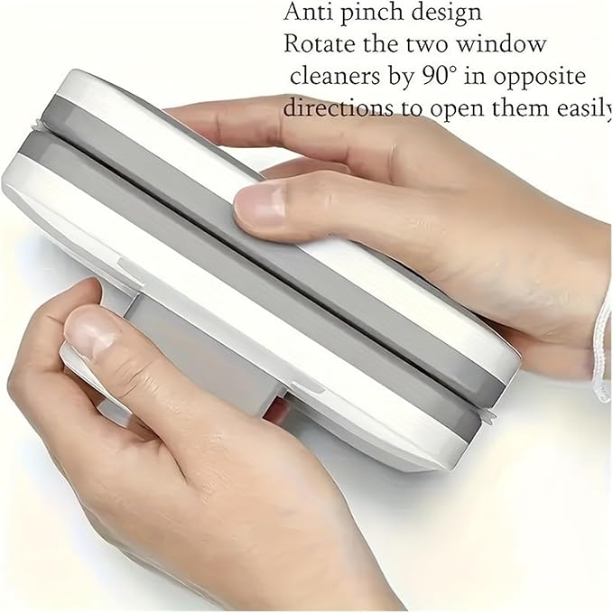 1pcs Magnetic Window Cleaner - Handheld Glass Wiper Suitable for High Buildings and Household Use