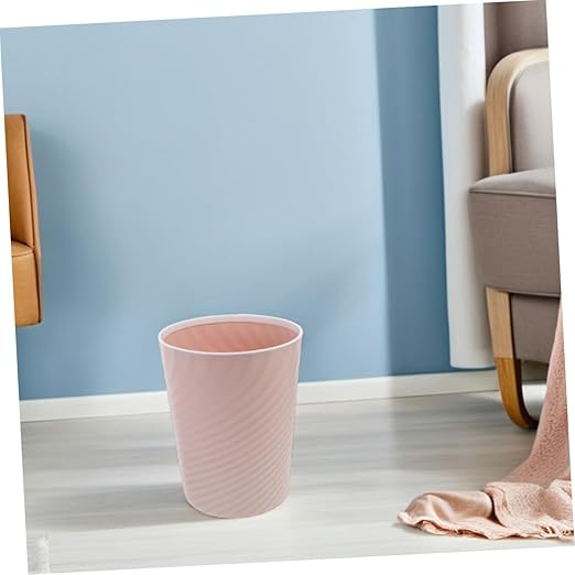 2pcs Small Rubbish Bin No Lid Design Wastebasket for Bathroom Office Bedroom Compact Garbage Container for Daily Waste Management