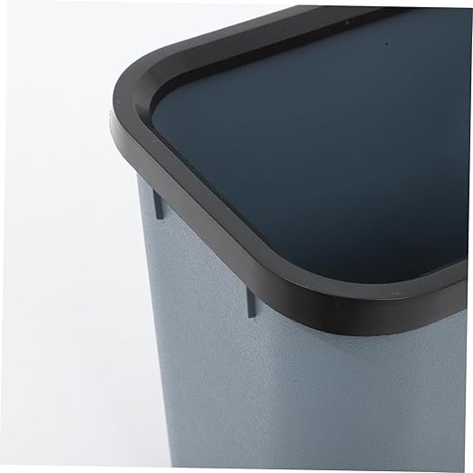Trash Can Fire Resistant Plastic Office Garbage Can for Home Bathroom and Hotel Versatile Waste Bucket with Reinforced Build and Elegant Design for Dorm Rooms