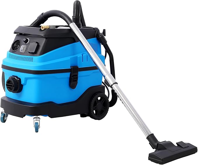 8 Gallon Wet Dry Vacuum with Blower 3 in 1 Shop Vacuum Cleaner with 18KPA Powerful Suction Dry Wet Vacuum Portable Shop Vacuum Cleaner for Homes Workshops Hard Floors Pet Hair Cleaning Car
