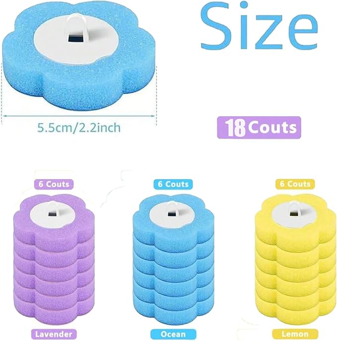 Disposable Brush with Holder &amp Refill Heads - Hygienic Sanitary Toilet Cleaner for Easy Cleaning Streak-Free Fresh Bathroom No Mess Disposable Toilet Bowl (1 Refill (36 pcs))