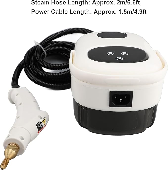 2500W Handheld Steam Cleaner Multipurpose Powerful Steamer Intelligent High Pressure Steam Cleaner Deep Steamer with for Home (US Plug 110V)