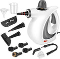 Handheld Pressurized Steam Cleaner with 12 pcs Accessories Steamer for Cleaning Steam Cleaner for Home Use Steamer for Cleaning Car Furniture Floor Upholstery Grout and Tile Deep Gray