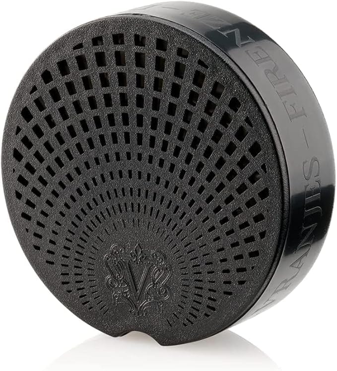 Dr. Vranjes Carparfum Carbon Fiber – Rosso Nobile Fragrance + Ambra Refill – Luxury Italian Car Air Freshener &amp Vent Diffuser – Made in Florence Italy