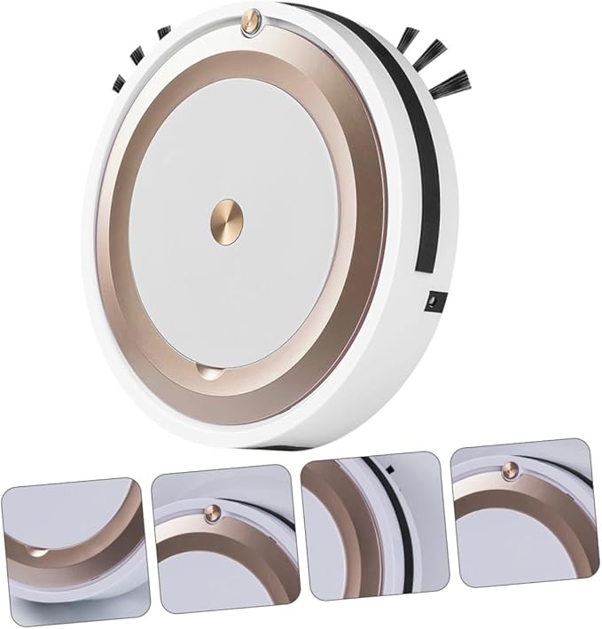 Smart Smartphone Control Compact Floor Mopping and Suction Upgraded for Home Use on Carpets and Hard Floors