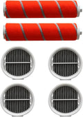 BeNtli Vacuum Cleaner Accessory with LED Light Duty Vacuum Cleaner Electric Grounding Brush Head Compatible for Rodmi Wireless F8 F8E F8S F8 Storm S1 S1E (Color : As Shown-08)