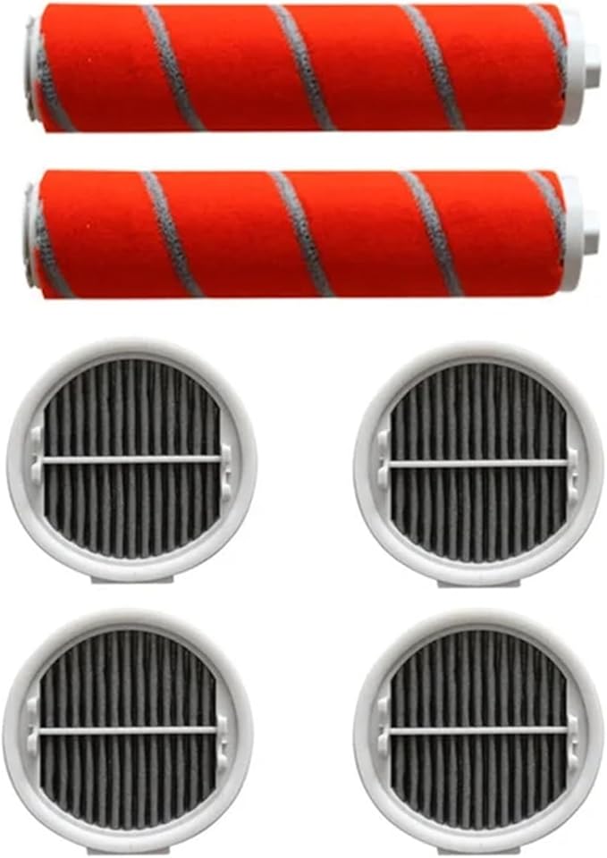 BeNtli Vacuum Cleaner Accessory with LED Light Duty Vacuum Cleaner Electric Grounding Brush Head Compatible for Rodmi Wireless F8 F8E F8S F8 Storm S1 S1E (Color : As Shown-08)
