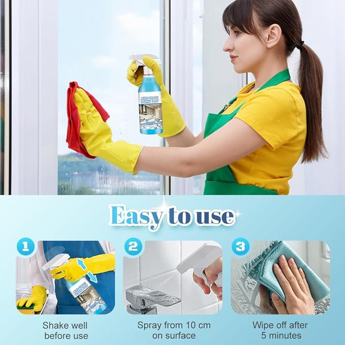 Spray Splash Cleaner 2026 New Multi-Purpose Handheld Degreaser Upgraded Foam Sprays for Ovens Easy-To-Use Rust Remover for Kitchenware Grime Remover Spray for Home Family (2)