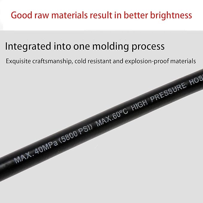 15m M22 Drain Hose with 1+6 Nozzles High Pressure Pipe Unclogger for Bathroom Sink Blockage Commercial/Home Drain Unblocker