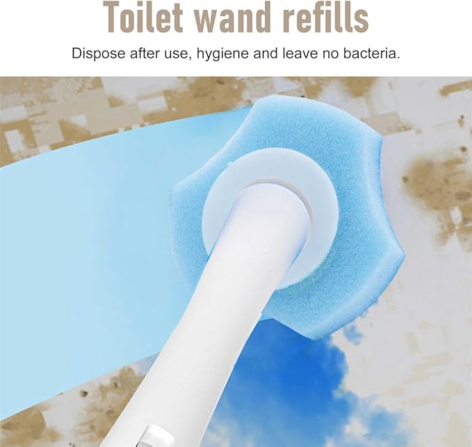 Disposable Toilet Cleaning System Disposable Toilet Flushable Refill Fresh Brush Flushable Refills - 50 Refills