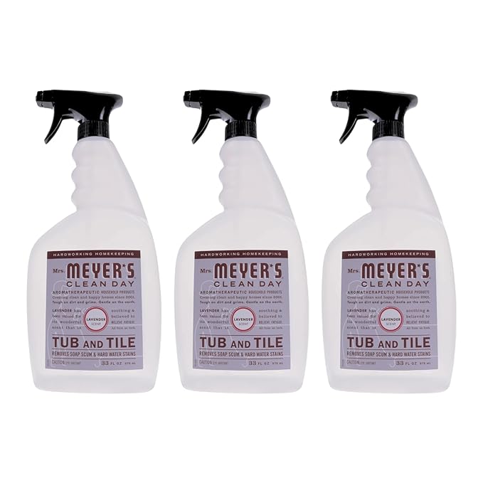 Mrs. MEYER'S Clean Day Tub &amp Tile Cleaner Lavender 33 Fl Oz (Pack of 3)