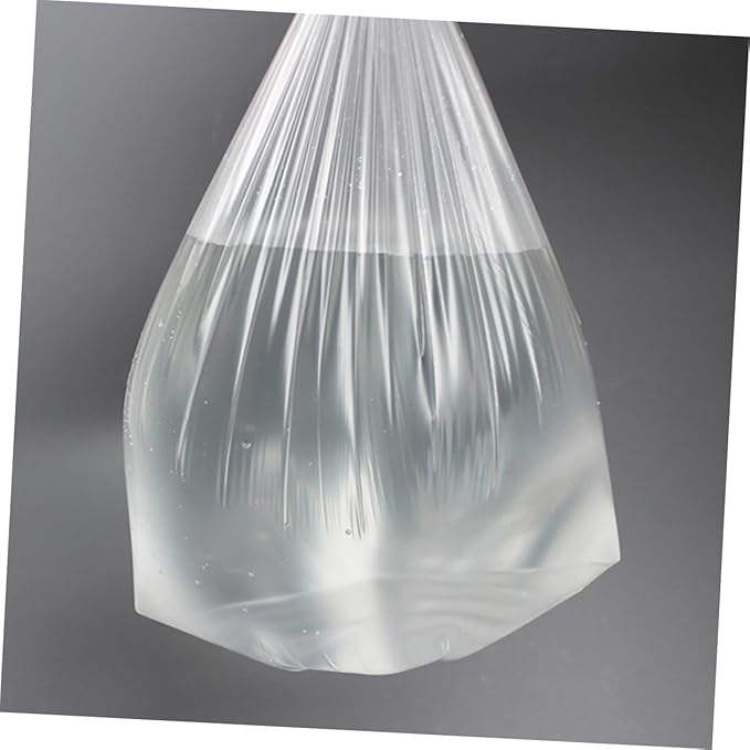 Thickened Disposable Trash Bags 6 Rolls (45x50cm 30 Bags Each) Plastic Wastebasket Liners for Bathroom Kitchen and Office Use