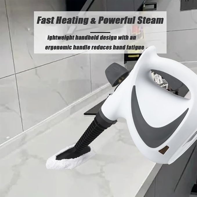 2026 New Pressurized Handheld Steam Cleaner For Home Multi-Surface Natural Steam Cleaner For Cleaning Floor Upholstery Grout And Car (C)