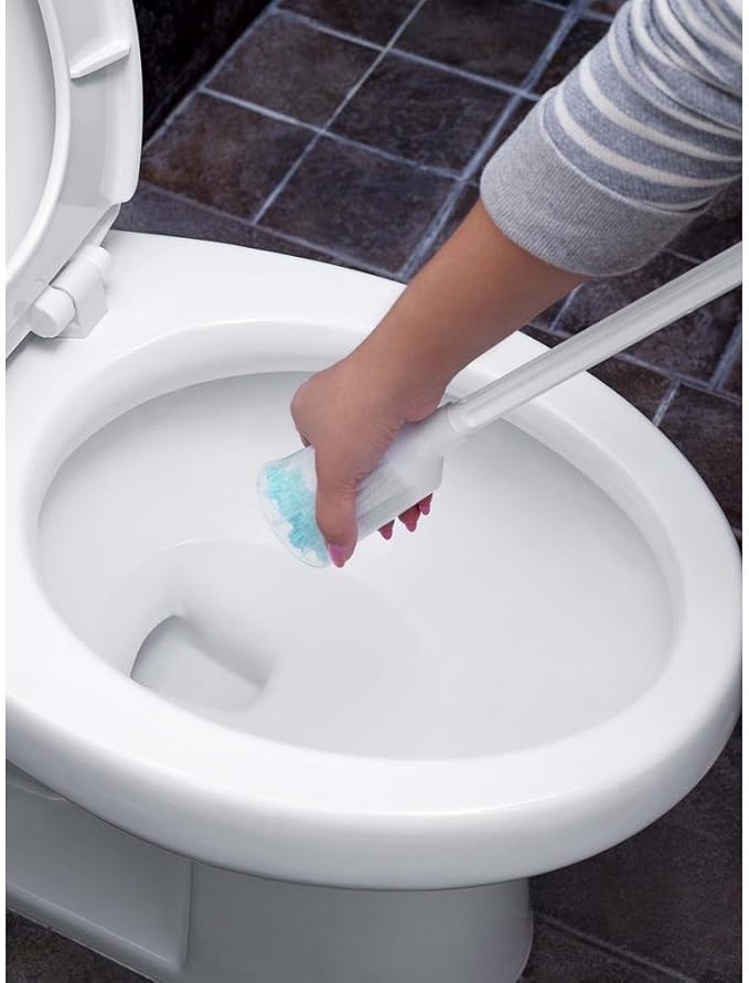Fuller Brush Toilet Bowl Swab with Extra Strength Bowl Cleaner – Scratch-Free Toilet Bowl Cleaning Long Handle Deep Cleaning Under Rim