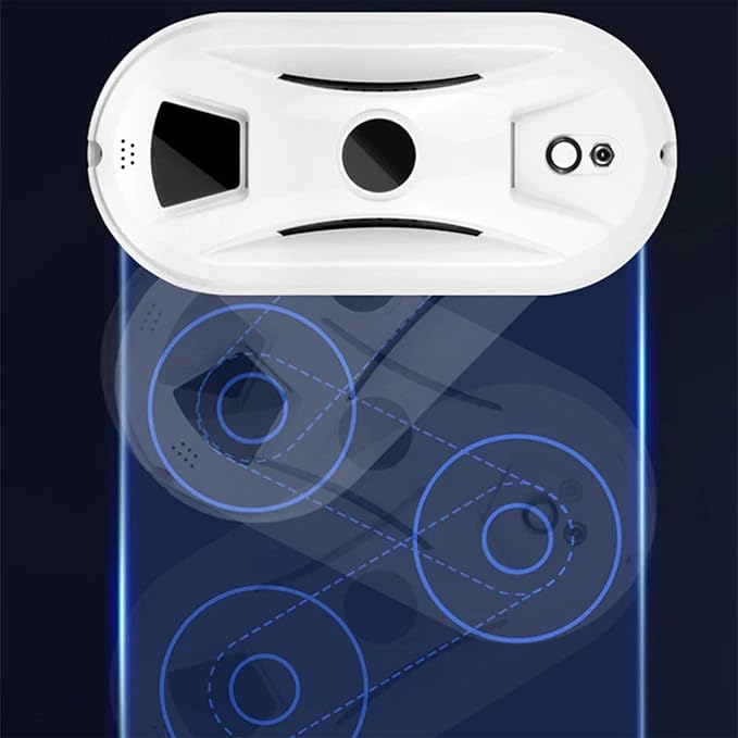Automatic Smart Window Cleaning Robot – Edge Detection Smart Spray &amp Streak-Free Shine Square Window Cleaning Robot Multi-surface Window &amp Floor CleanerFor Home Wall &amp High-Rise Windo