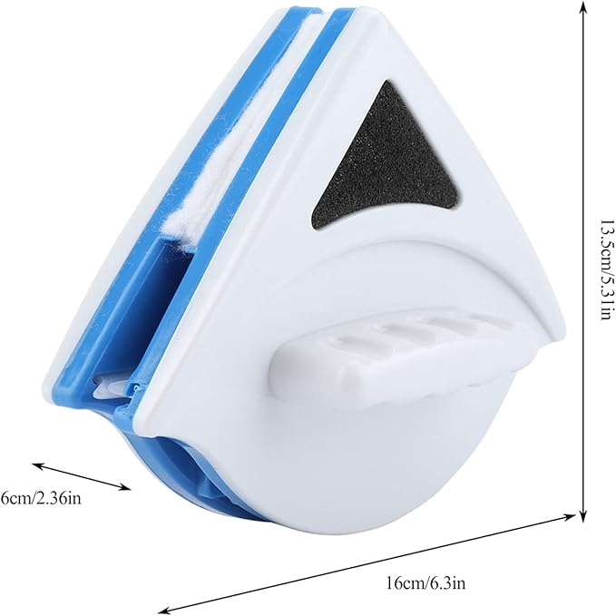 Double-Sided Window Cleaner Glass Wiper Magnetic Window Cleaner Glass Wiper Cleaning Brush 3‑8mm for Home High-Rise Double Car Glazed Windows