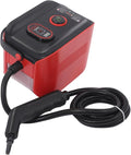 Handheld Steam Cleaner 1500W 4.5Bar Steam Cleaner Kit with 1.2L Tank 13s Rapid Heating Portable Steamer for Cleaning Tile Grease Dirt Grout Car Detailing for Home Hotel (Red)