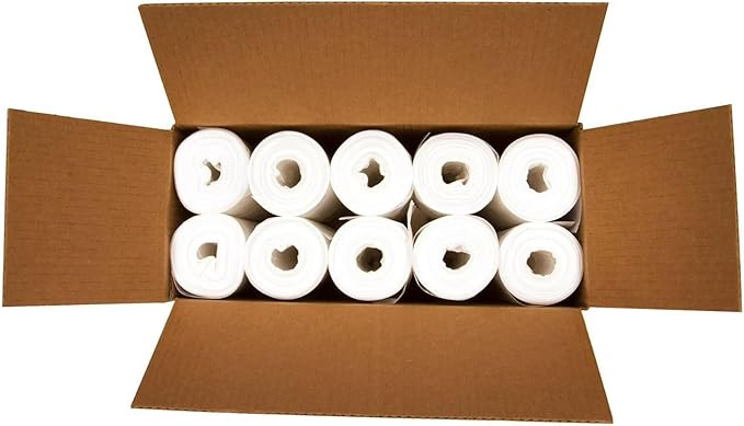 50-Gallon Heavy-Duty Commercial Trash Bags – 220-Count Extra-Large Garbage Can Liners Tear-Resistant &amp Leak-Resistant for Home Garage Yard Commercial &amp Industrial Use