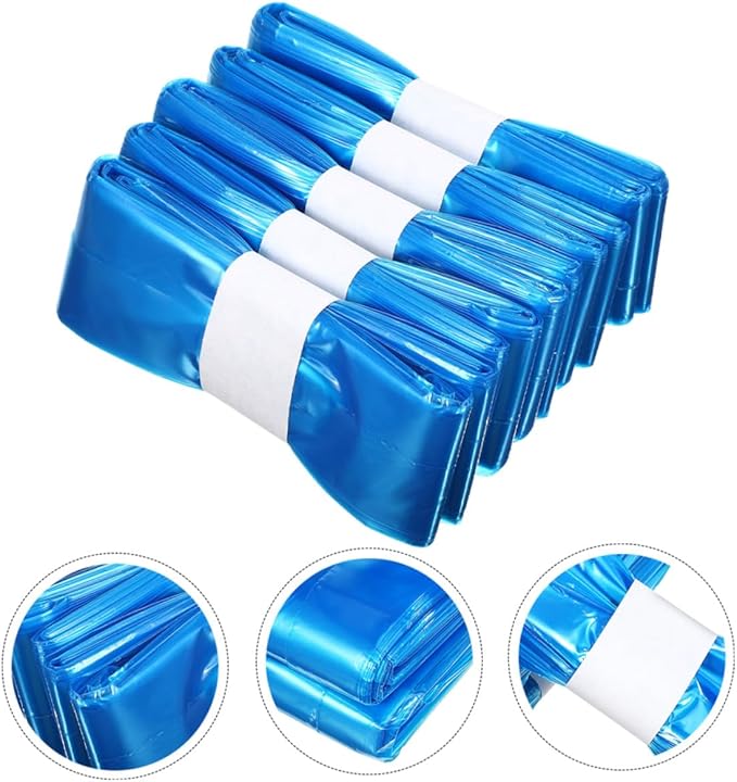 Disposable Diaper Pail Bags 5 Rolls 260mm X 7m Pe Material Odor-resistant Trash Bags for Nursery Diaper Disposal and Outdoor Use