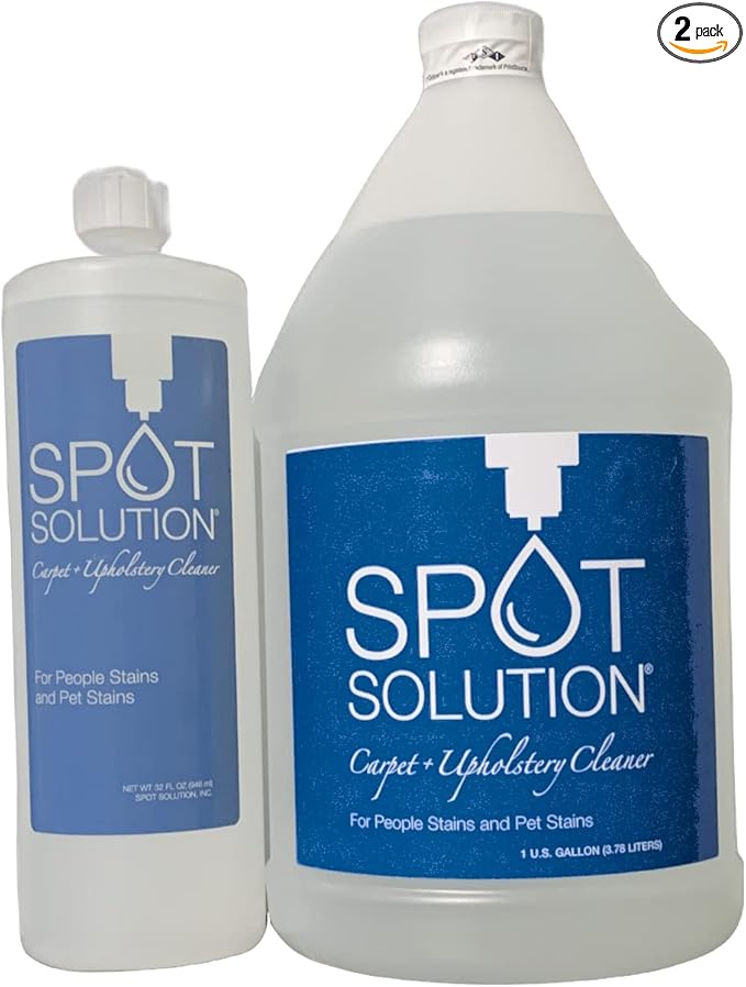 Carpet &amp Upholstery Cleaner Bundle- Effective Cleaning Stain and Odor Removal - Compatible with All Types of Carpets Easy to Use &amp Convenient for Professional Cleaning