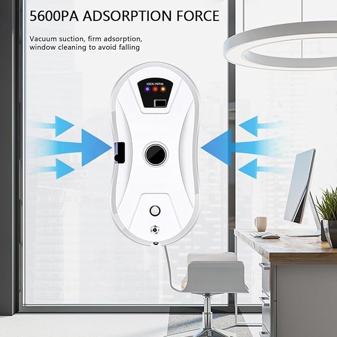 Auto Window Cleaning Robot Smart Cleaner Vacuum 5600pa Strong Suction for Indoor/Outdoor Window/High Buildings/Glass Door/Tiles