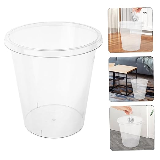 Mobestech No Lid Trash Can Wastebasket for Kitchen Bathroom Living Room and Bedroom Stylish Easy to Use for Keeping Spaces Tidy