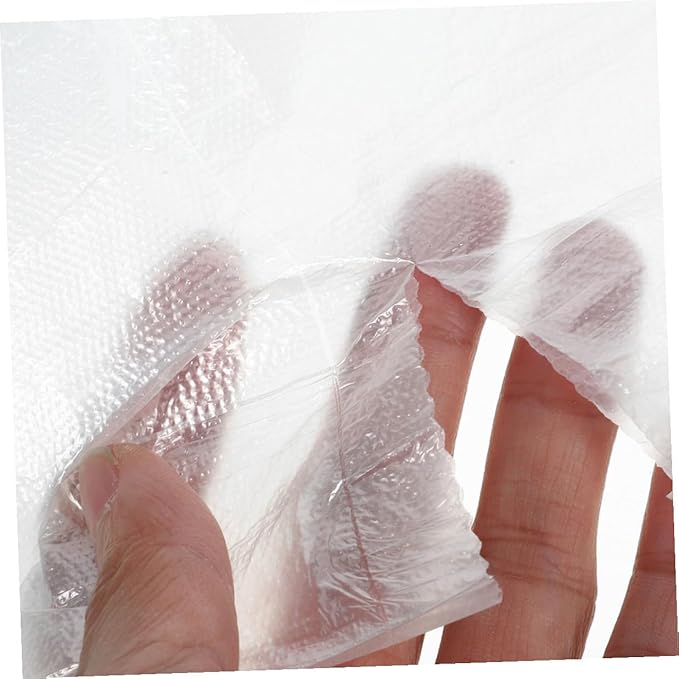 Thickened Plastic Garbage Bags 45x50cm 300pcs Flat Kitchen Trash Bags for Bathroom and Bedroom Waste Disposal White Sturdy Liners for Home and Office Use